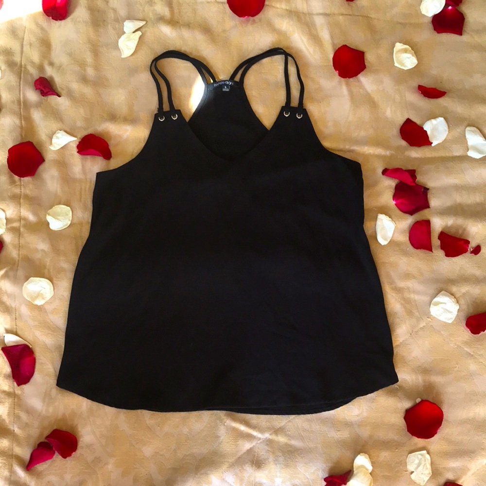 Flowy black blouse